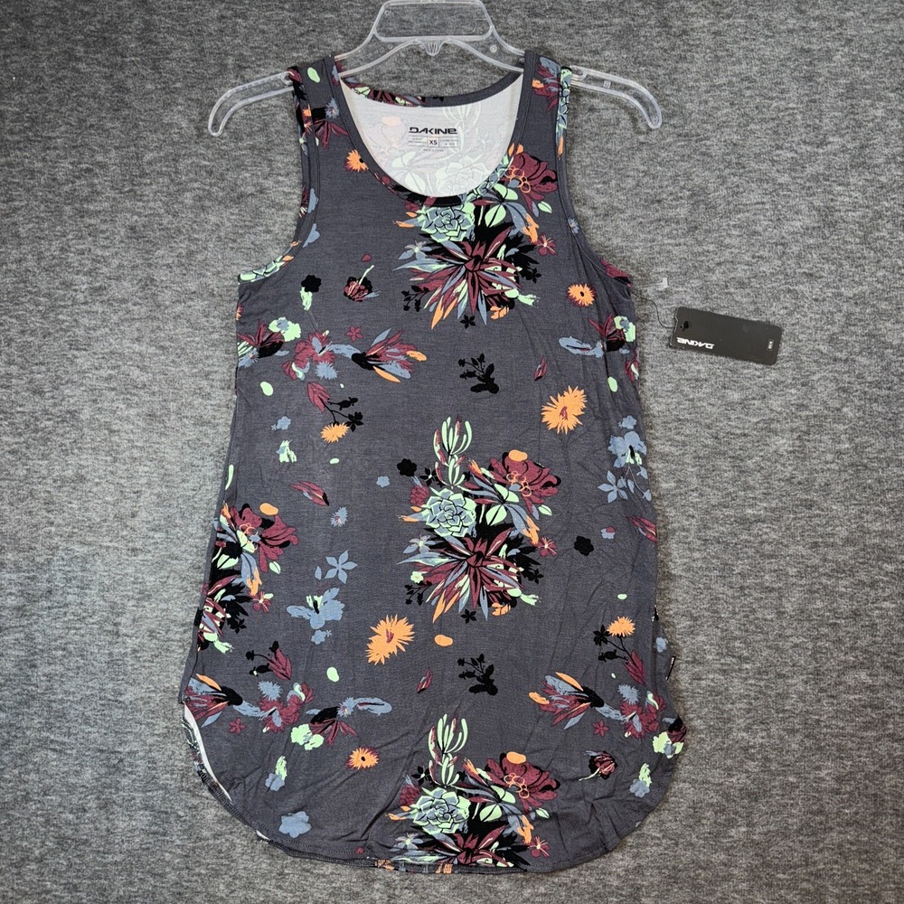 Dakine Womens Charlie Tank Dress Perennial Floral Missy Size XS New
